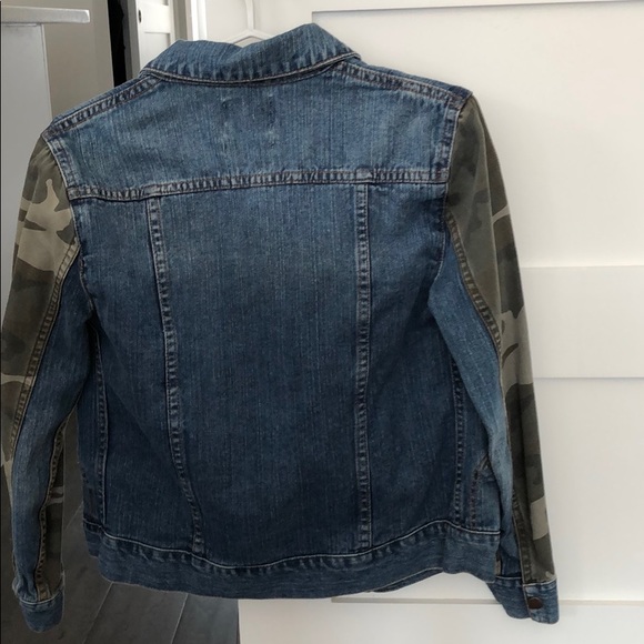 Camo sleeve jean jacket - Picture 4 of 4